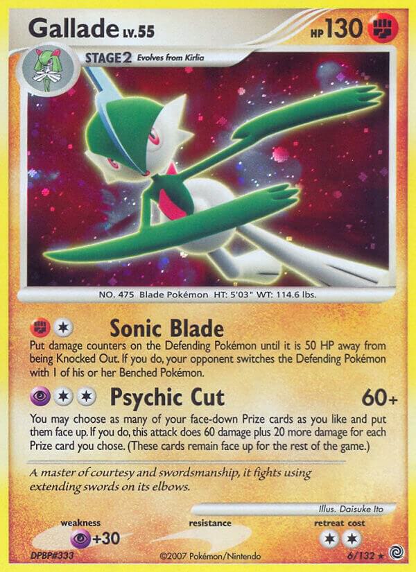 Pokemon Gallade 6/132 Secret Wonders
