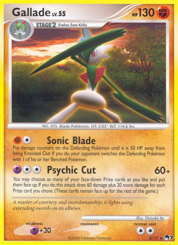 Pokemon Gallade 2/17 POP Series 7