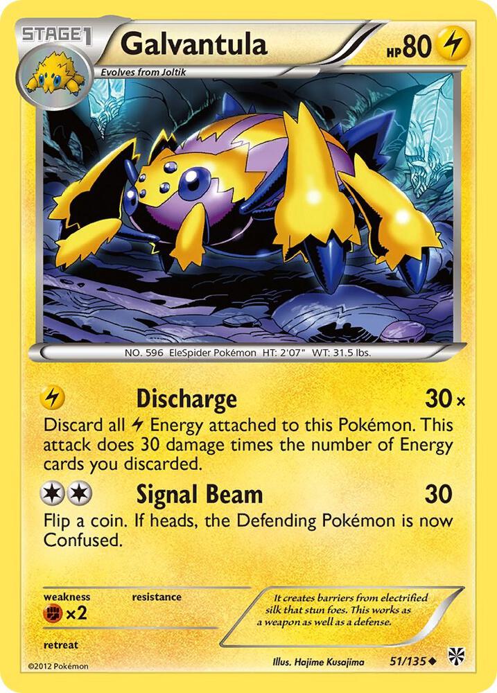 Pokemon Galvantula 51/135 Plasma Storm