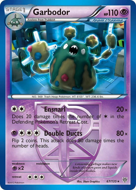 Pokemon Garbodor 67/135 Plasma Storm