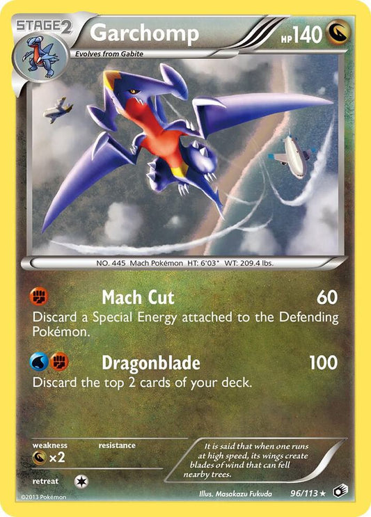 Pokemon Garchomp 96/113 Legendary Treasures