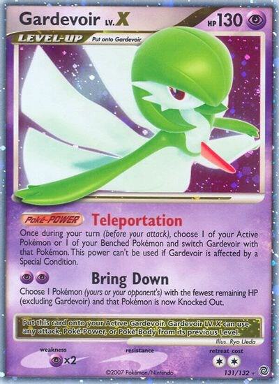 Pokemon Gardevoir LV.X 131/132 Secret Wonders