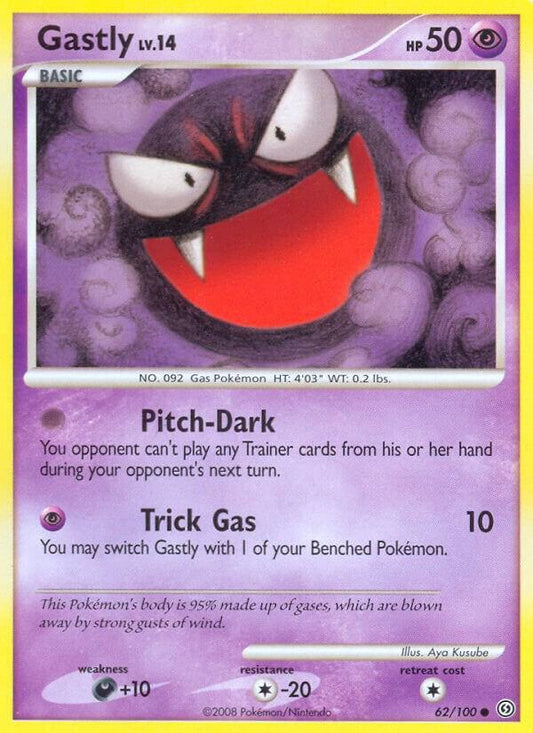 Pokemon Gastly 62/100 Stormfront