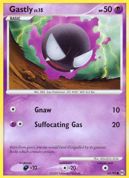 Pokemon Gastly 64/99 Arceus
