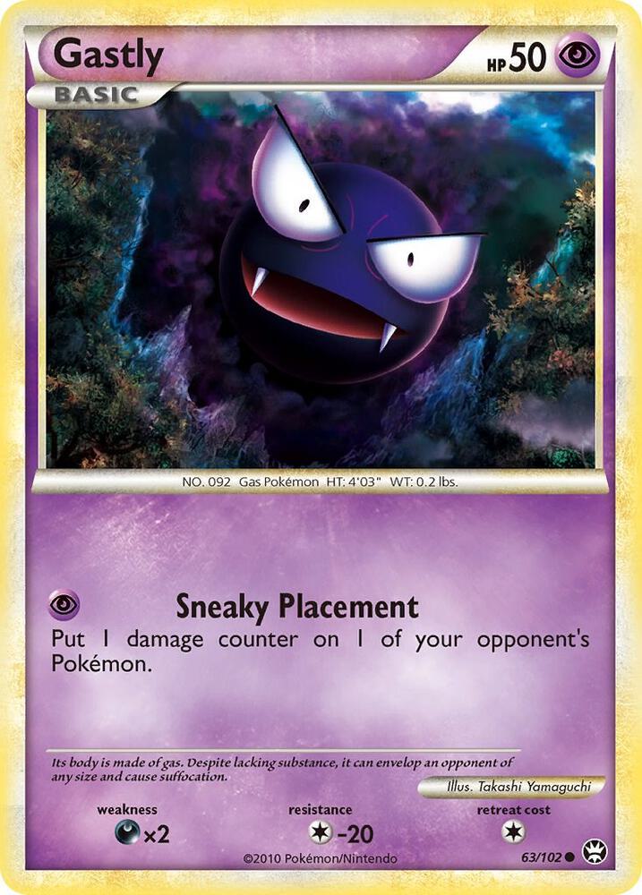 Pokemon Gastly 63/102 Triumphant