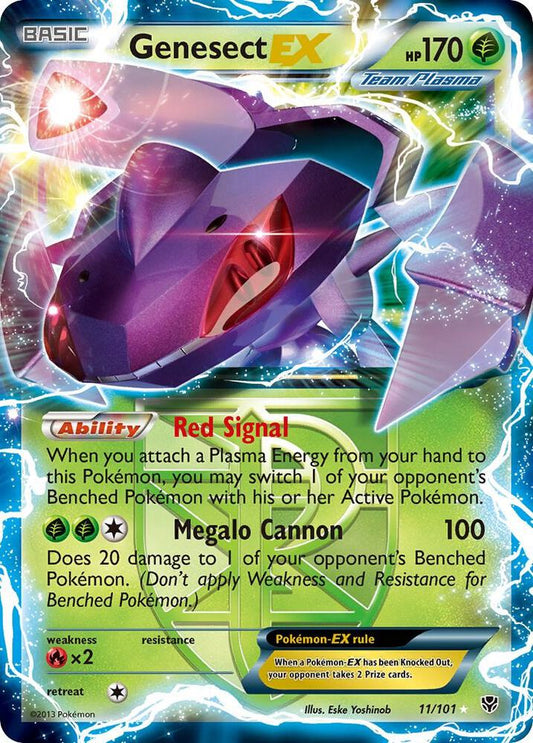 Pokemon Genesect EX 11/101 Plasma Blast