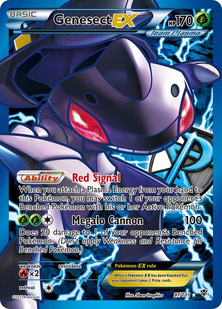 Pokemon Genesect EX 97/101 Plasma Blast