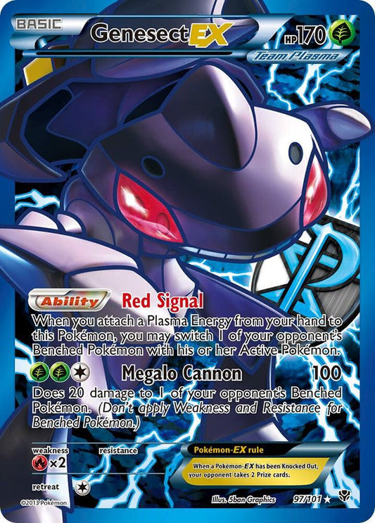 Pokemon Genesect EX 97/101 Plasma Blast