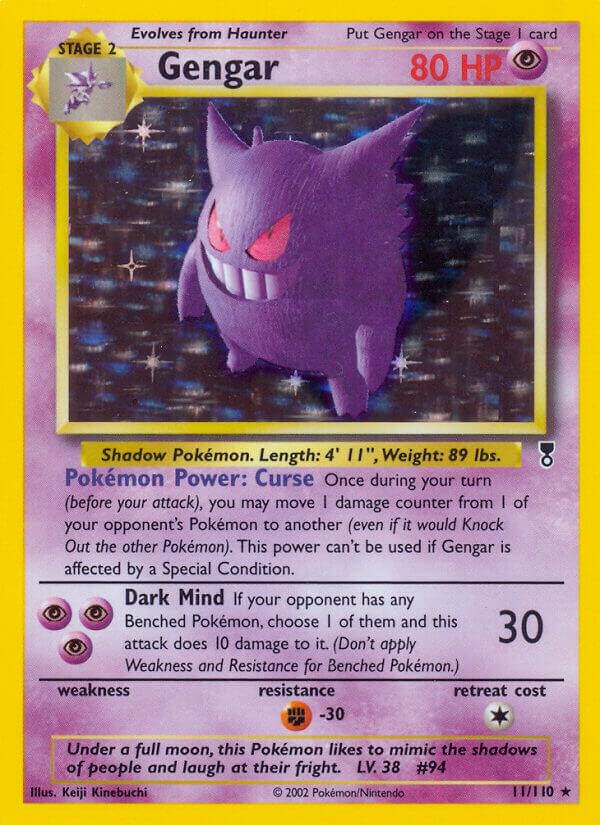 Pokemon Gengar 11/110 Legendary Collection