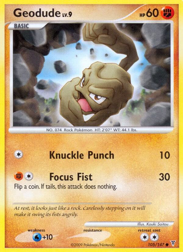 Pokemon Geodude 105/147 Supreme Victors