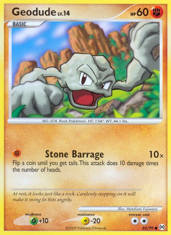 Pokemon Geodude 65/99 Arceus