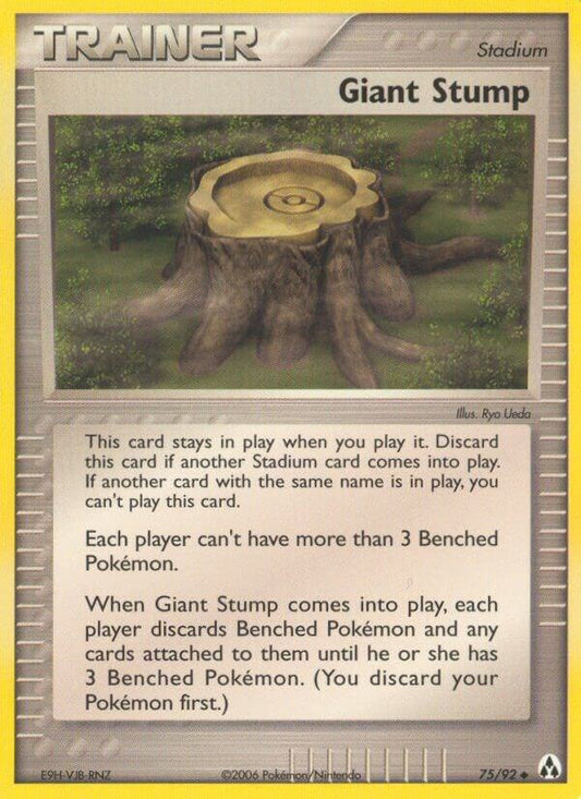 Pokemon Giant Stump 75/92 Legend Maker
