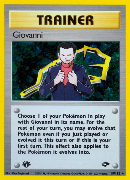 Pokemon  Giovanni 18/132 Gym Challenge