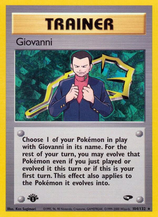 Pokemon  Giovanni 104/132 Gym Challenge