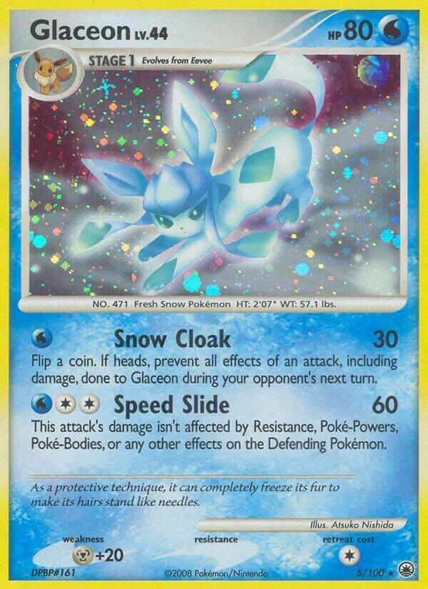 Pokemon Glaceon 5/100 Majestic Dawn