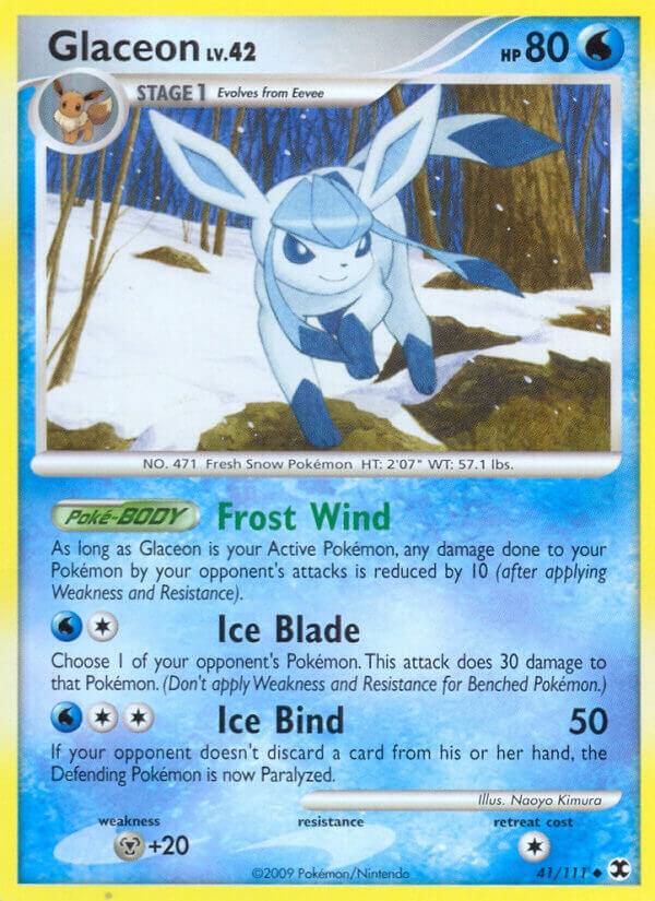 Pokemon Glaceon 41/111 Rising Rivals