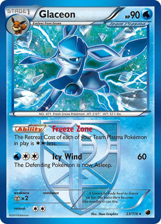 Pokemon Glaceon 23/116 Plasma Freeze