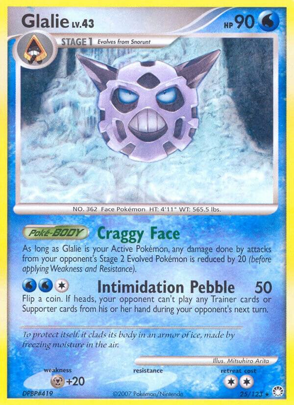 Pokemon Glalie 25/123 Mysterious Treasures