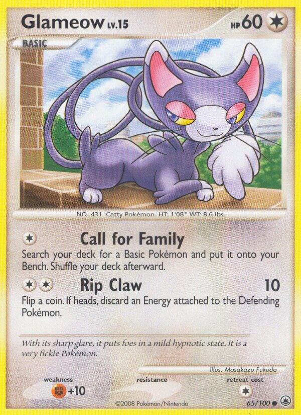 Pokemon Glameow 65/100 Majestic Dawn