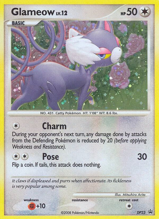 Pokemon Glameow DP23 Diamond & Pearl Promos