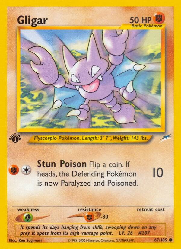 Pokemon Gligar 67/105 Neo Destiny