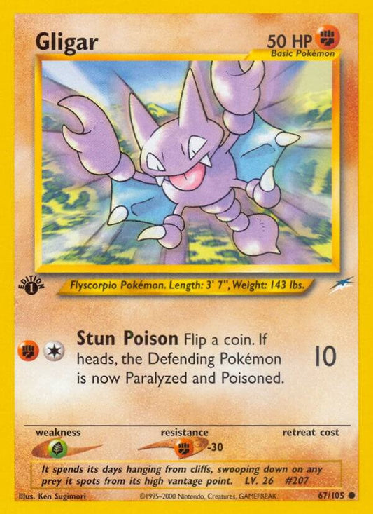 Pokemon Gligar 67/105 Neo Destiny