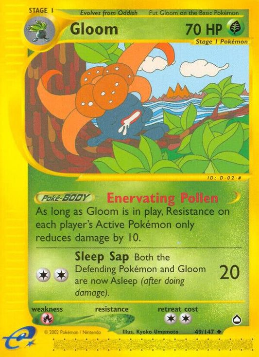 Pokemon Gloom 49/147 Aquapolis
