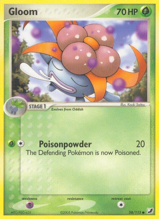 Pokemon Gloom 58/115 Unseen Forces