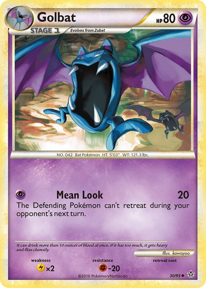 Pokemon Golbat 30/95 Unleashed