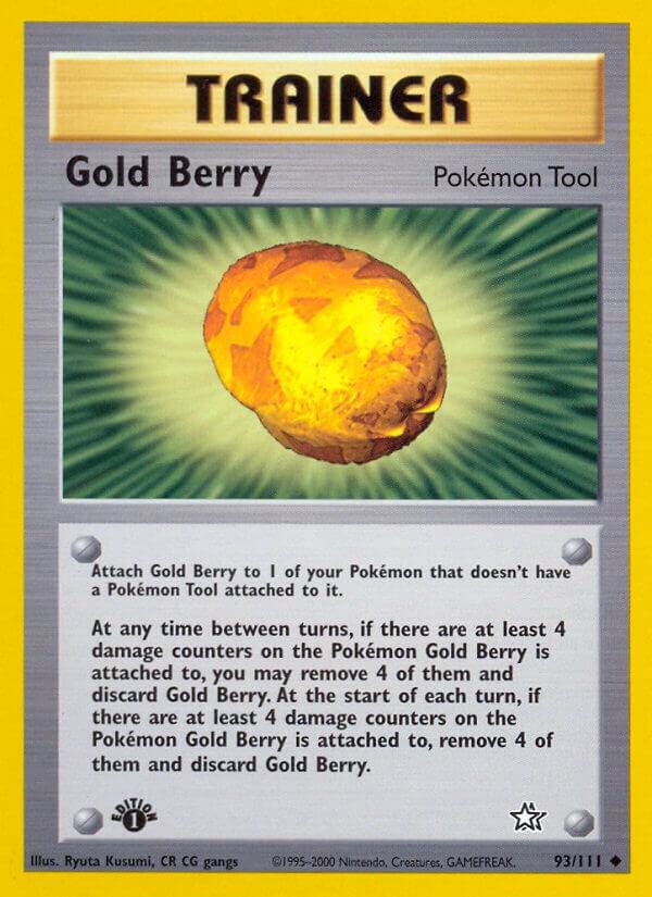 Pokemon Gold Berry # 93 Neo Genesis