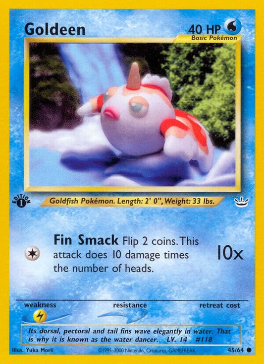 Pokemon Goldeen 45/64 Neo Revelation