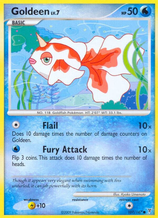 Pokemon Goldeen 107/147 Supreme Victors