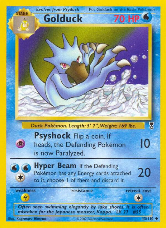 Pokemon Golduck 43/110 Legendary Collection