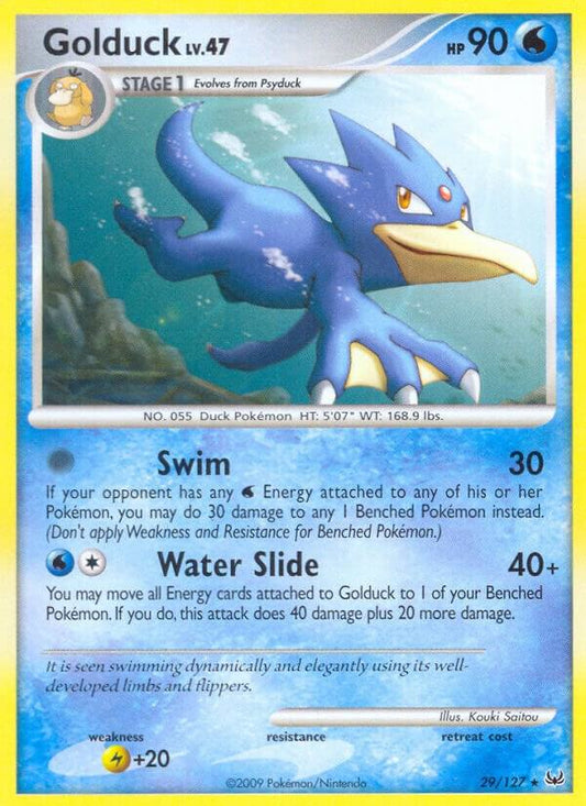Pokemon Golduck 29/127 Platinum