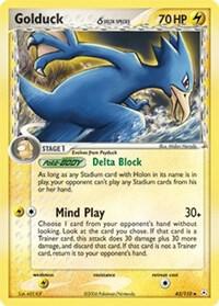 Pokemon Golduck δ 43/110 Holon Phantoms