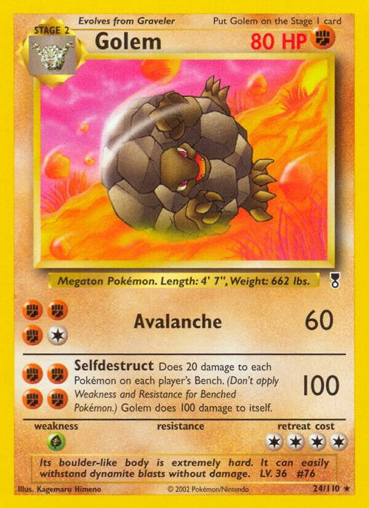 Pokemon Golem 24/110 Legendary Collection