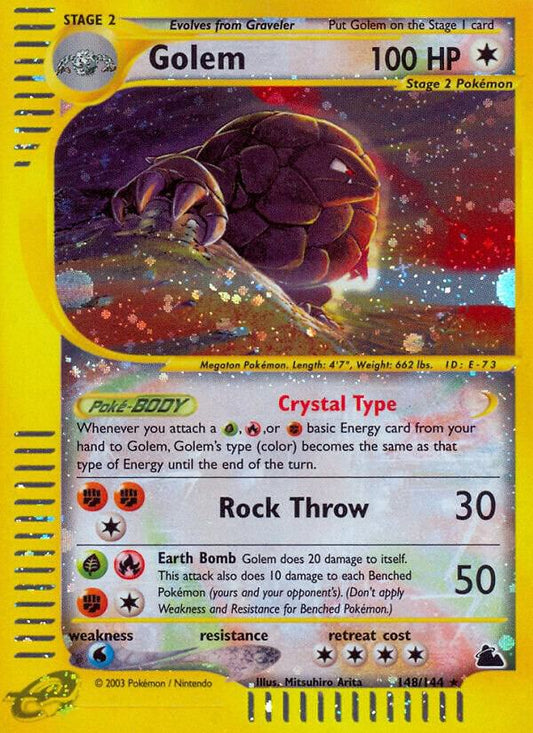 Pokemon Golem 148/144 Skyridge