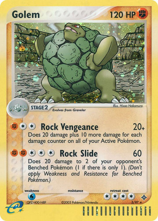 Pokemon Golem 5/100 Dragon