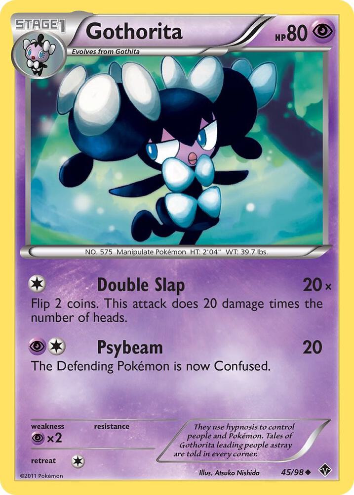 Pokemon Gothorita 45/98 Emerging Powers