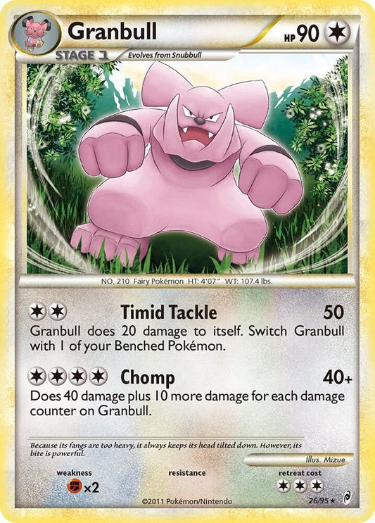 Pokemon Granbull 26/95 Call of Legends