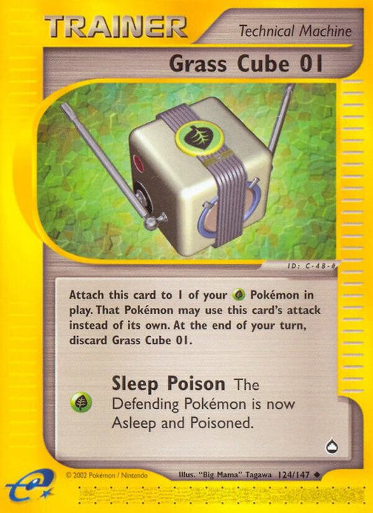 Pokemon Grass Cube 01 124/147 Aquapolis