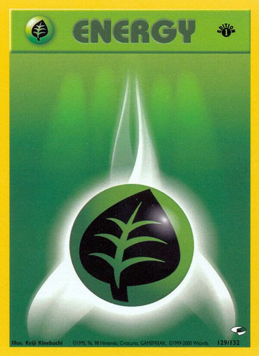 Pokemon Grass Energy 129/132 Gym Heroes