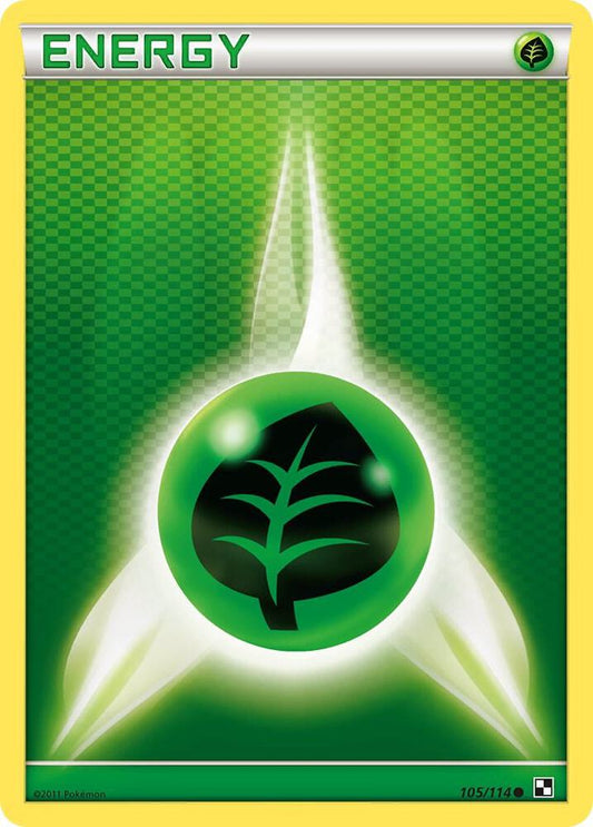 Pokemon Grass Energy 105/114 Black & White