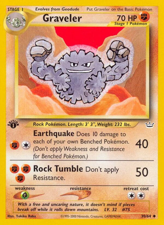 Pokemon Graveler 30/64 Neo Revelation
