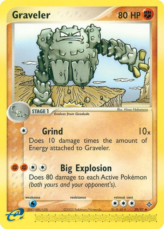 Pokemon Graveler 29/100 Dragon