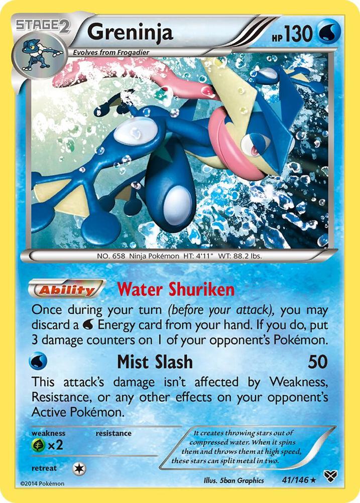 Pokemon Greninja 41/146 XY