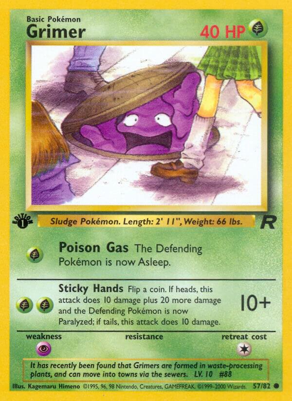 Pokemon Grimer #57 Team Rocket