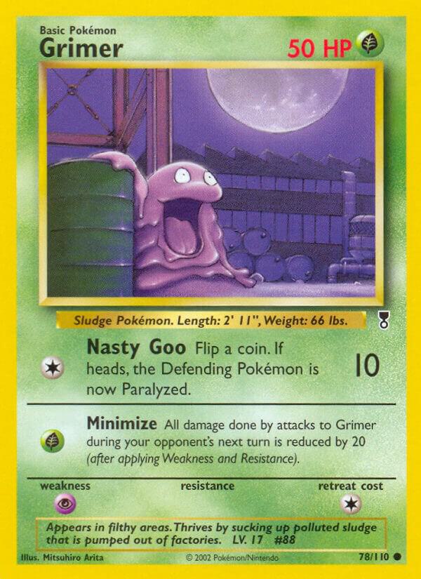 Pokemon Grimer 78/110 Legendary Collection