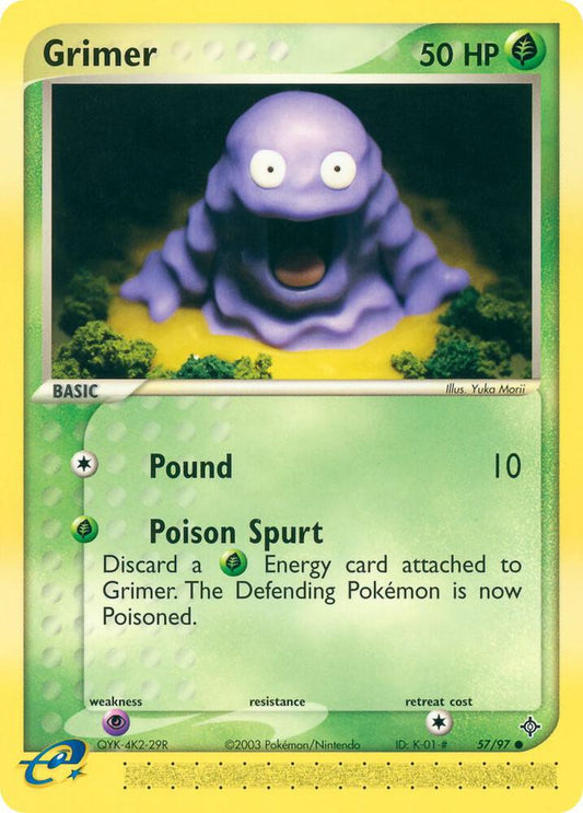 Pokemon Grimer 57/100 Dragon