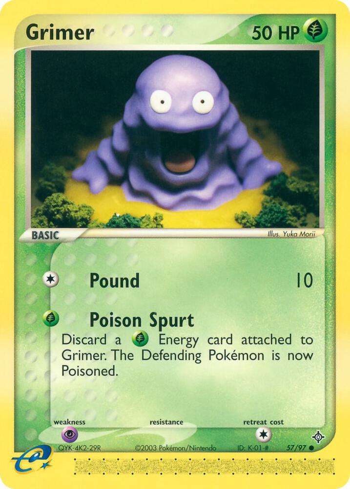 Pokemon Grimer 57/100 Dragon